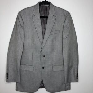 Lauren Ralph‎ Lauren Men's 40L Gray Houndstooth Two Button Blazer Sports Coat